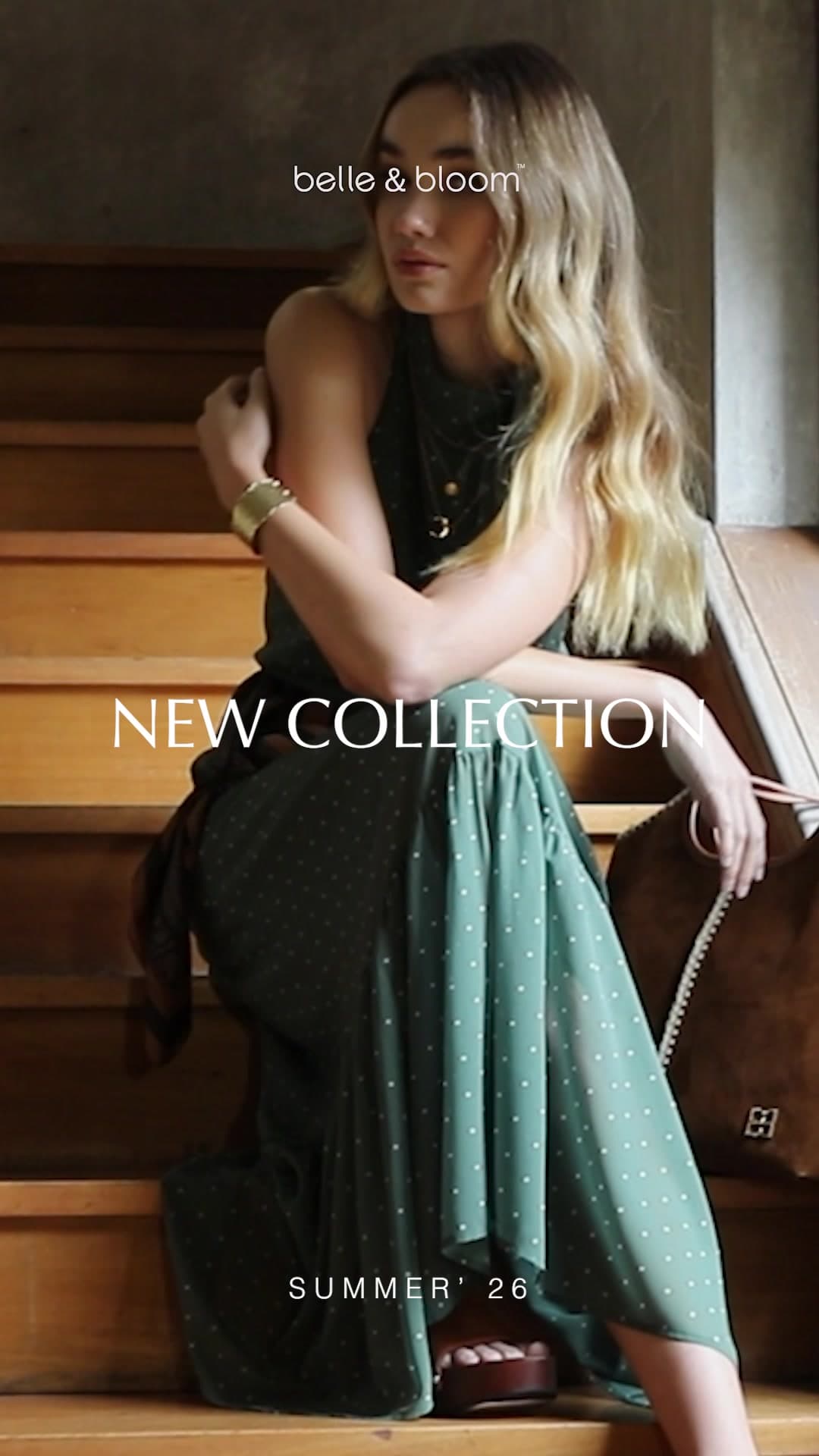 Frame from Belle and Bloom summer campaign