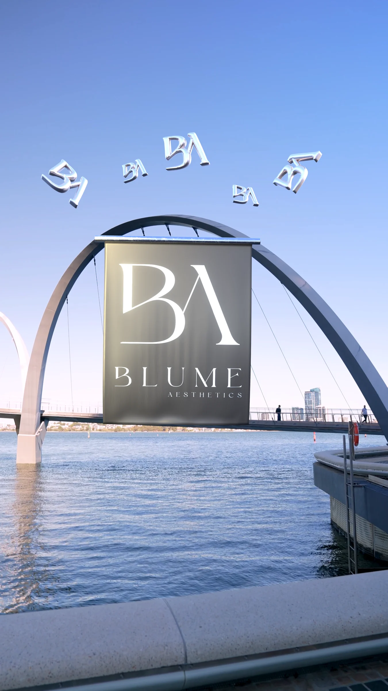 Blume CGI campaign scene