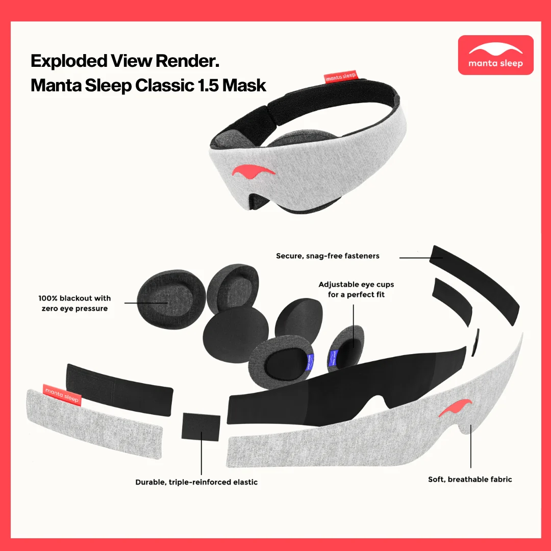 Manta Sleep Classic Sleep Mask detail 1
