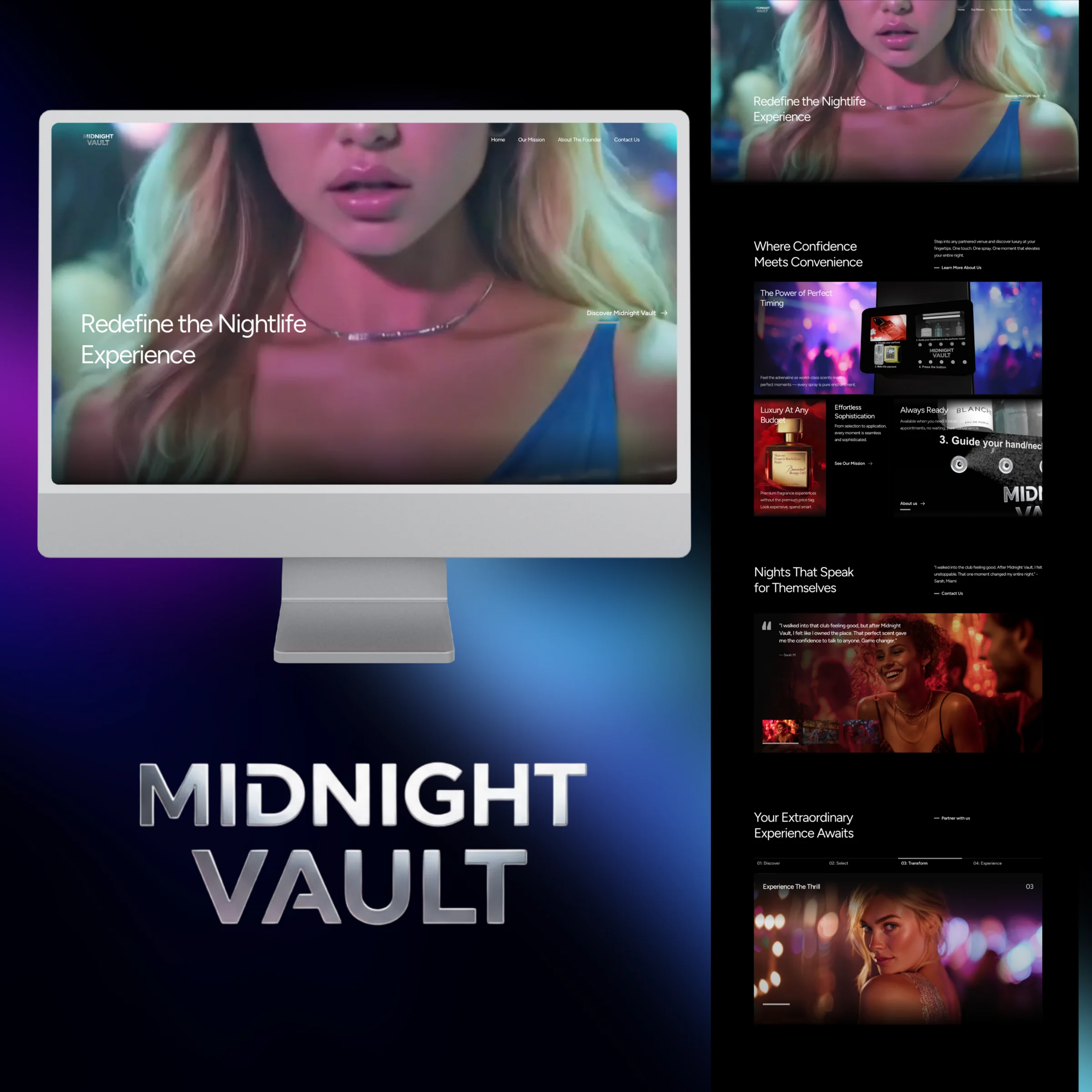 Midnight Vault Website & CGI Launch detail 1